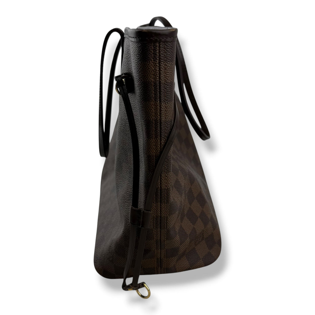 Louis Vuitton Brown Damier Neverfull MM Handbag