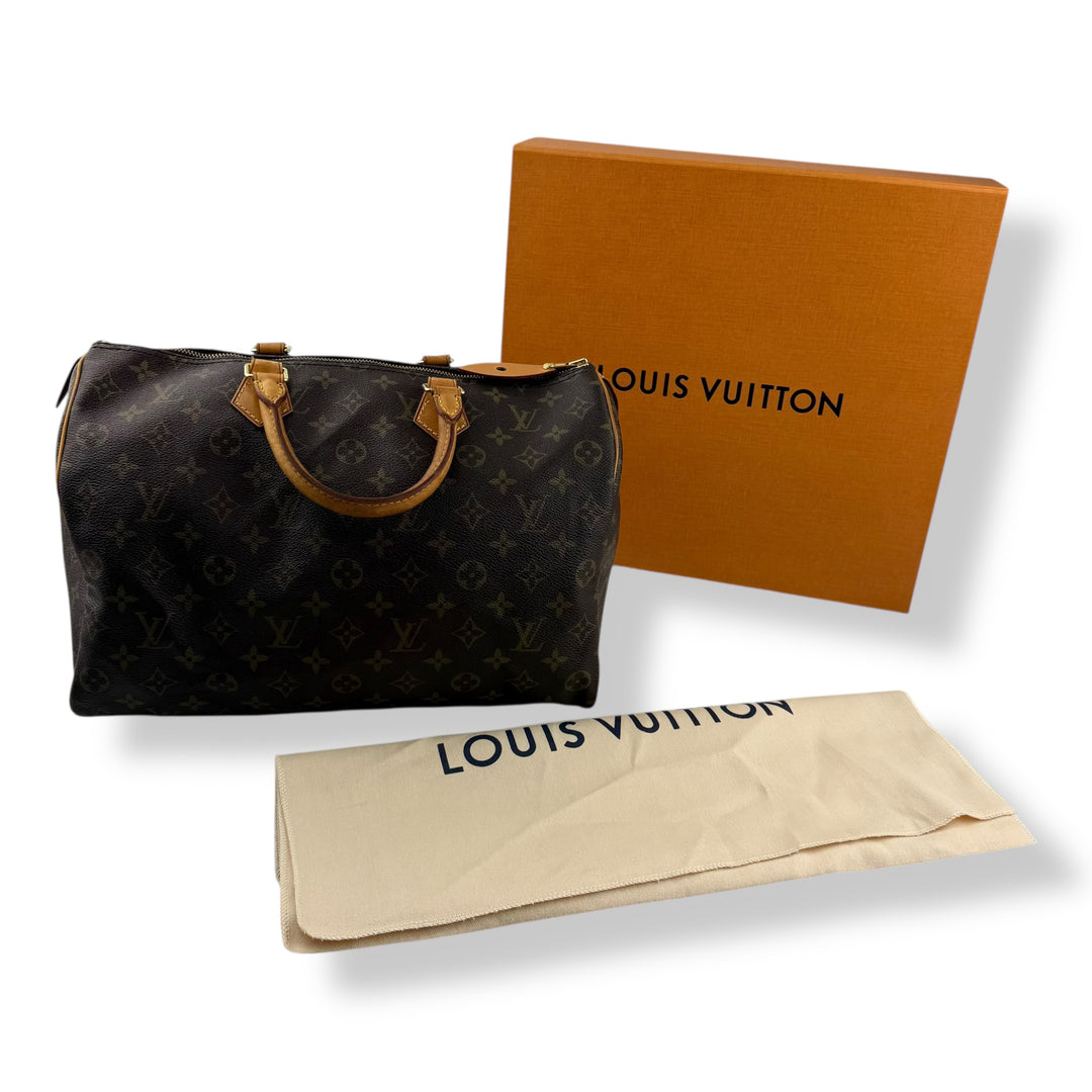 Louis Vuitton Speedy 35 Brown Monogram Handbag