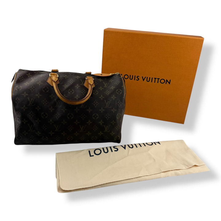 Louis Vuitton Speedy 35 Brown Monogram Handbag