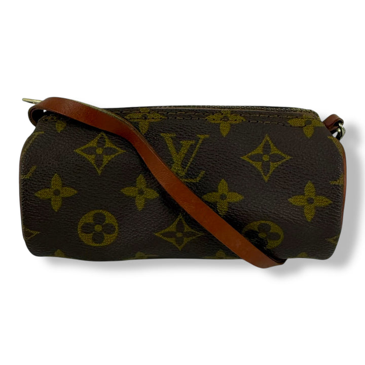 Louis Vuitton Vintage Brown Monogram Mini Papillon Pouch