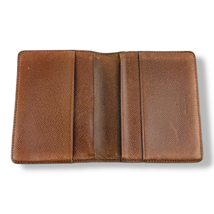 Louis Vuitton Vintage Brown Monogram Card Wallet