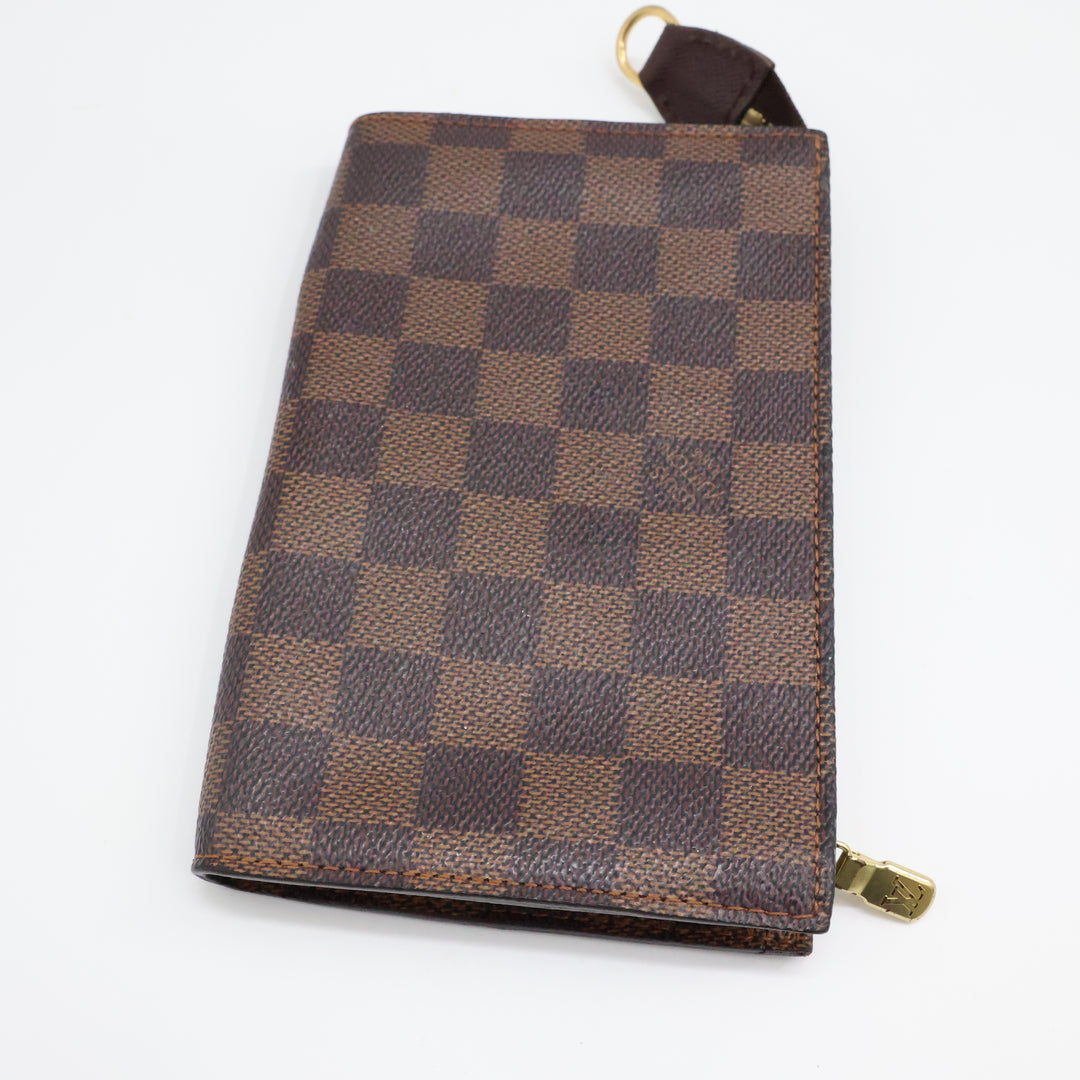 Louis Vuitton Brown Damier Classic Signature Mini Bucket Pouch Bag