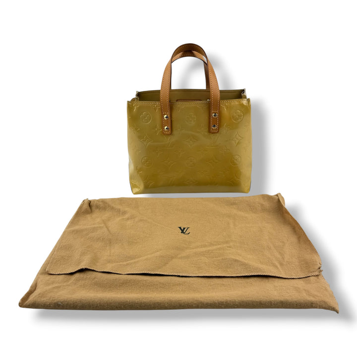Louis Vuitton Beige Vernis Reade PM Tote
