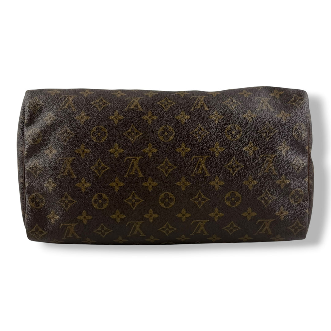 Louis Vuitton Vintage Speedy 35 Brown Monogram Handbag