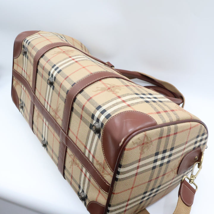 Burberry Haymarket Check Duffle Bag