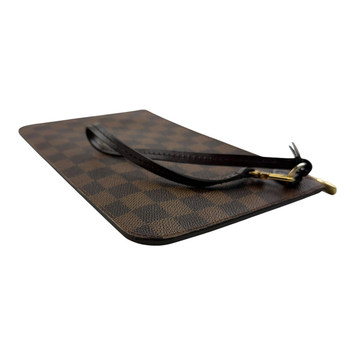 Louis Vuitton Damier Ebene Neverfull MM Clutch Pouch