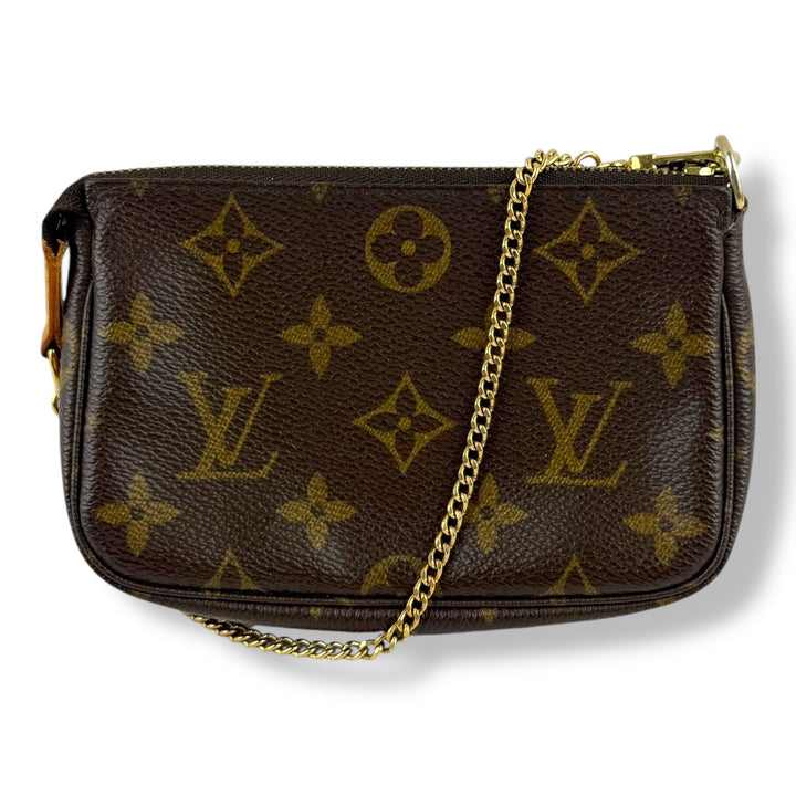 Louis Vuitton Mini Pochette Accessories Brown Monogram Bag