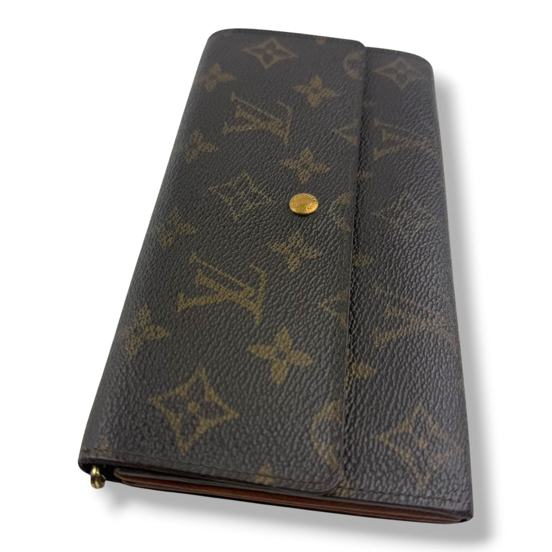 Louis Vuitton Vintage Sarah Brown Monogram Femme Wallet 7718