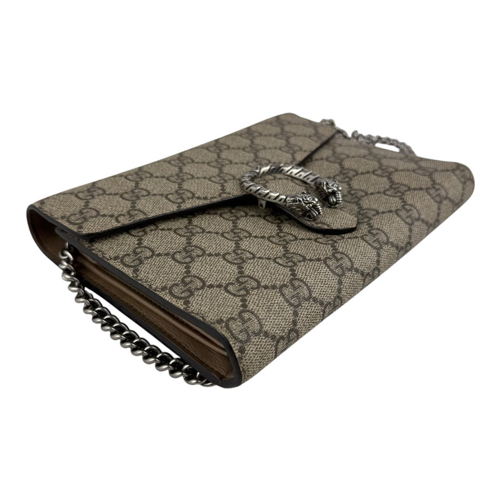 Gucci GG Dionysus Wallet On Chain Beige Handbag