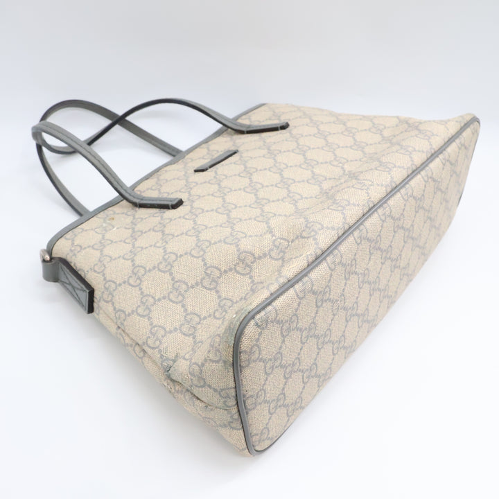 Gucci GG Beige/Grey Supreme Canvas Tote Bag