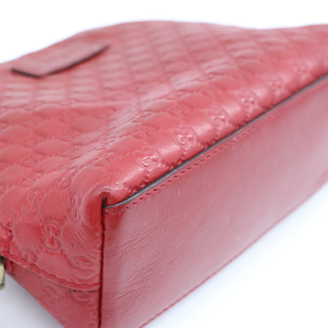 Gucci GG Red Cosmetic Pouch