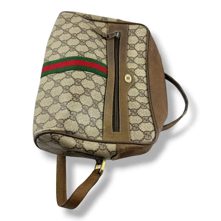 Gucci Vintage Beige Sherry Line Crossbody Handbag