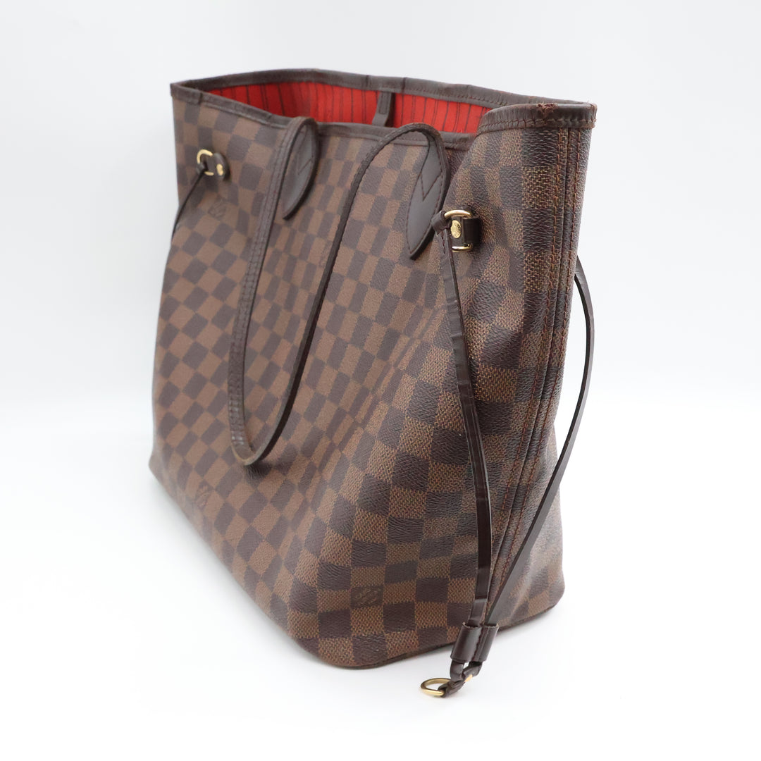 Louis Vuitton Brown Damier Neverfull MM Handbag