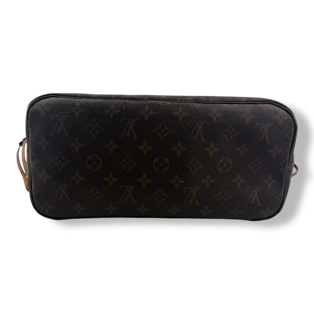 Louis Vuitton Brown Monogram Neverfull MM Handbag