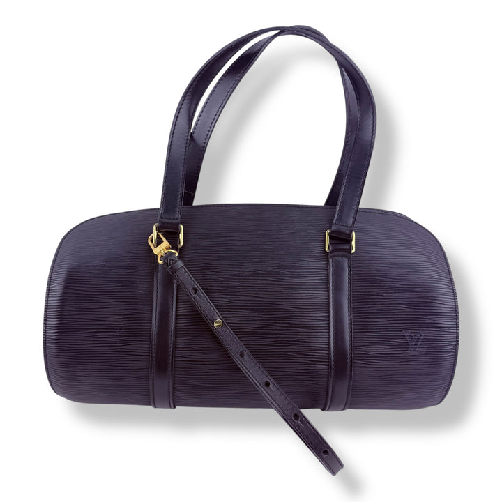 Louis Vuitton Souffloat 30 Black Epi Leather Handbag