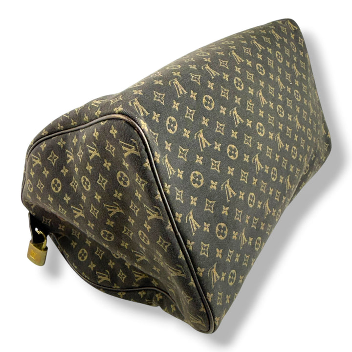 Louis Vuitton Sepia Monogram Mini Idylle Romance Speedy 30 Handbag