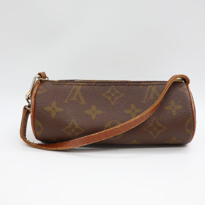 Louis Vuitton Vintage Brown Monogram Mini Papillon Pouch