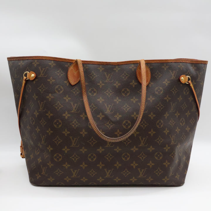 Louis Vuitton Brown Monogram Neverfull GM Handbag