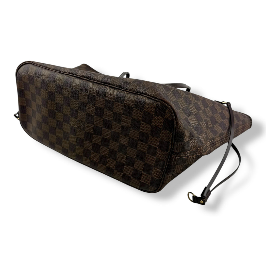 Louis Vuitton Brown Damier Neverfull MM Handbag