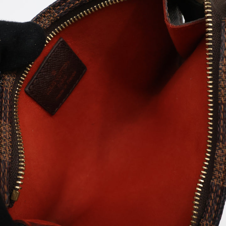 Louis Vuitton Brown Damier Classic Signature Mini Bucket Pouch Bag