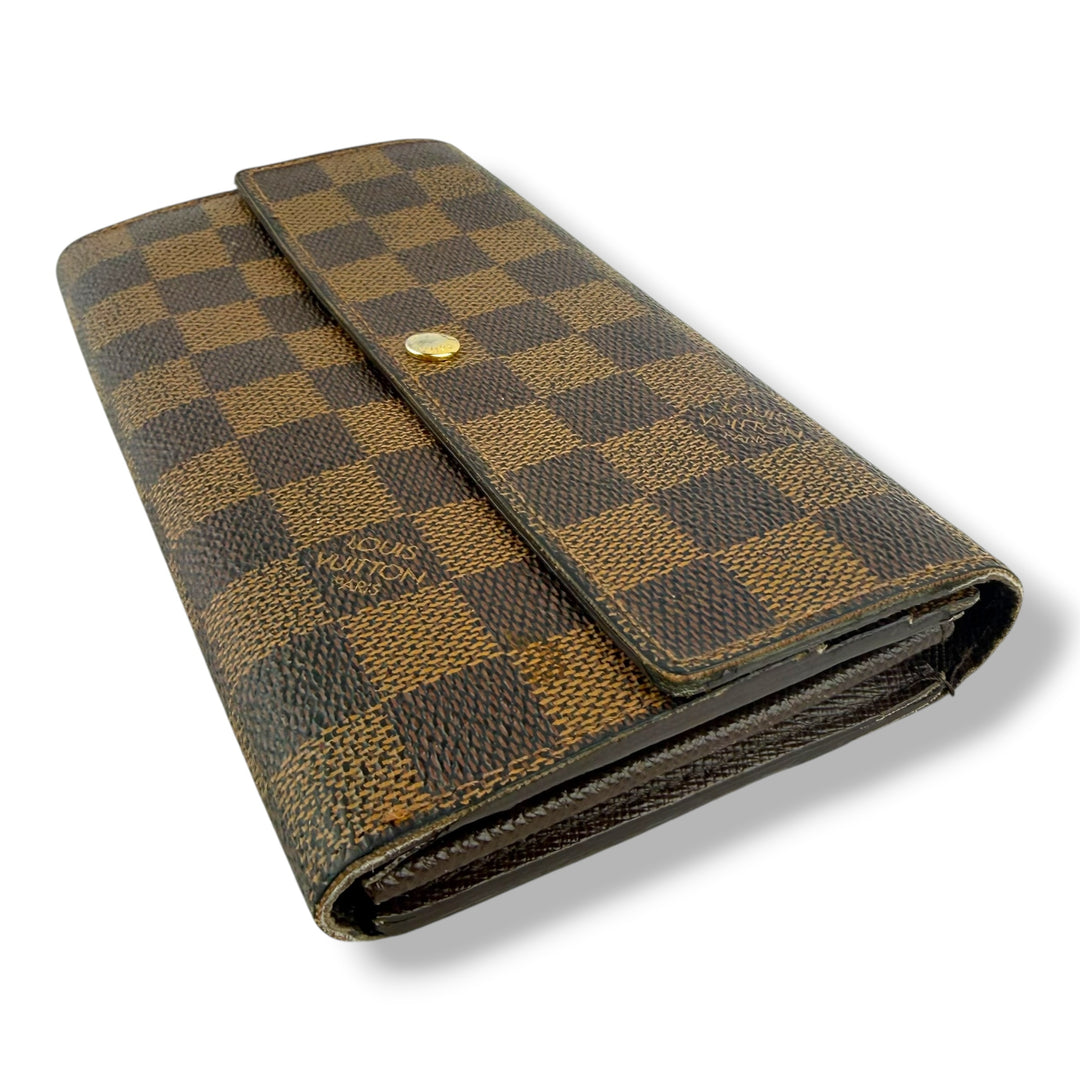 Louis Vuitton Sarah Brown Damier Femme Wallet