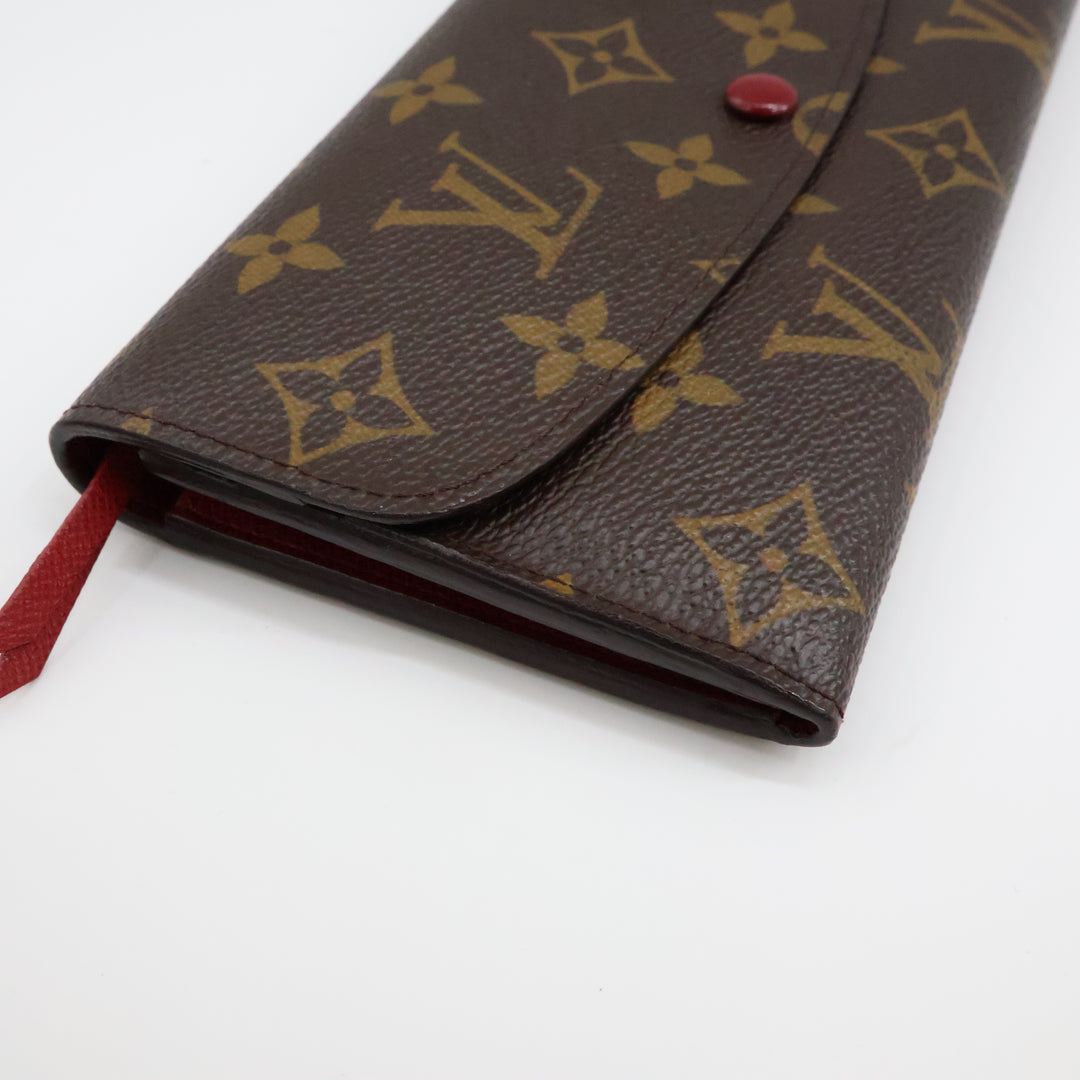 Louis Vuitton Emilie Brown Monogram Femme Wallet