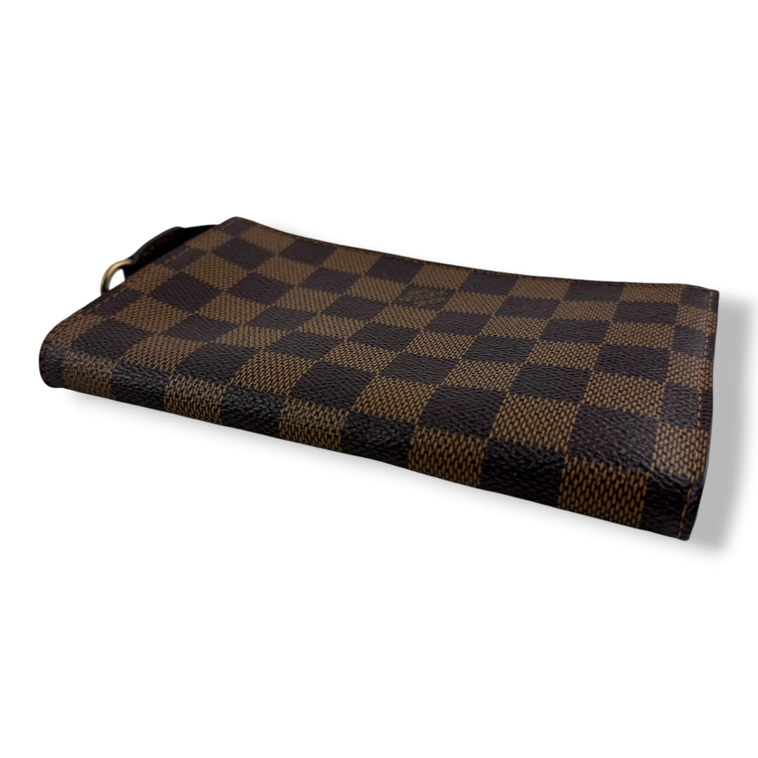 Louis Vuitton Brown Damier Classic Signature Mini Bucket Pouch Bag