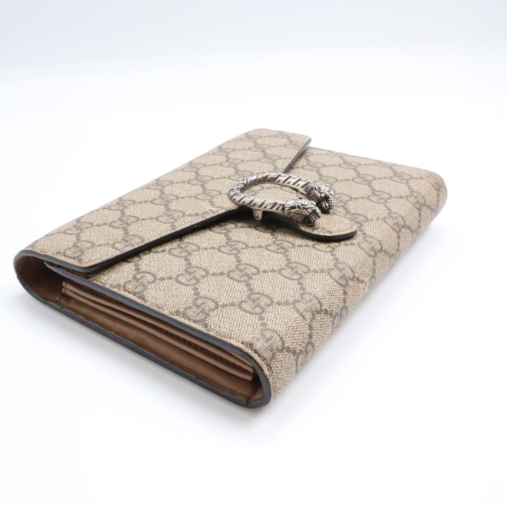 Gucci GG Dionysus Beige Wallet On Chain Handbag