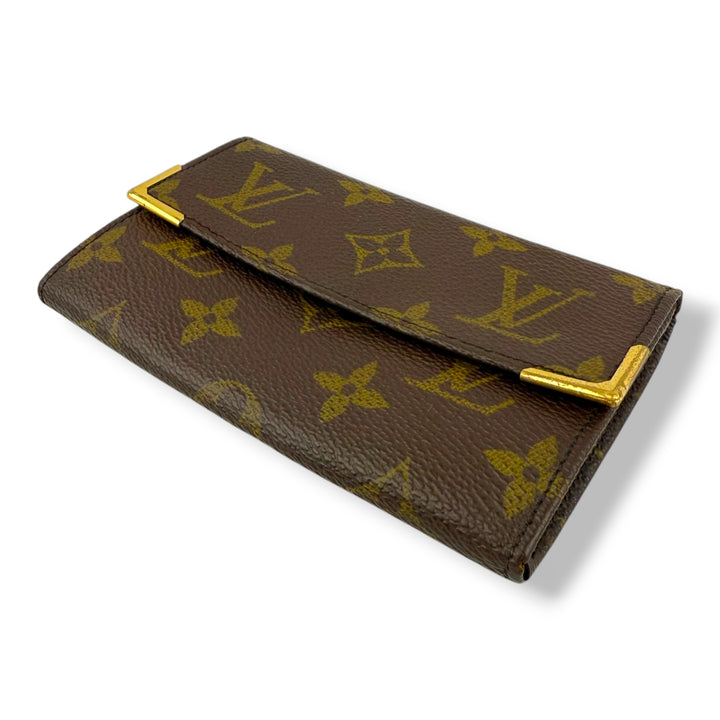 Louis Vuitton Brown Monogram French Purse Wallet