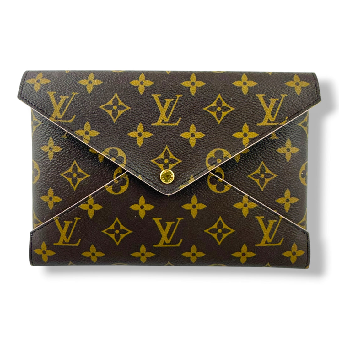 Louis Vuitton Brown Monogram Kirigami Clutch Pouch