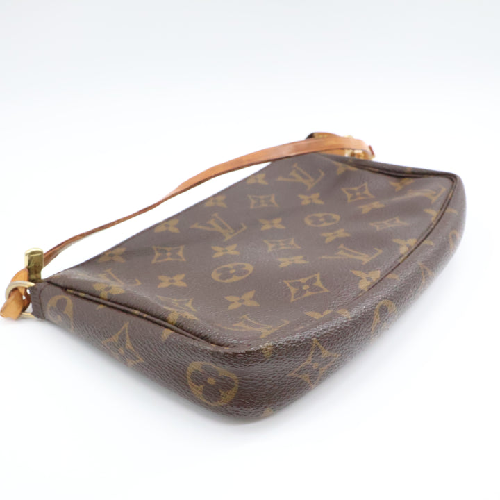 Louis Vuitton Pochette Accessories Brown Monogram Clutch Bag