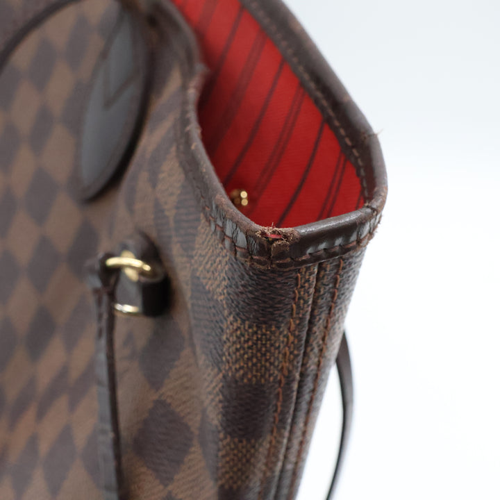 Louis Vuitton Brown Damier Neverfull MM Handbag