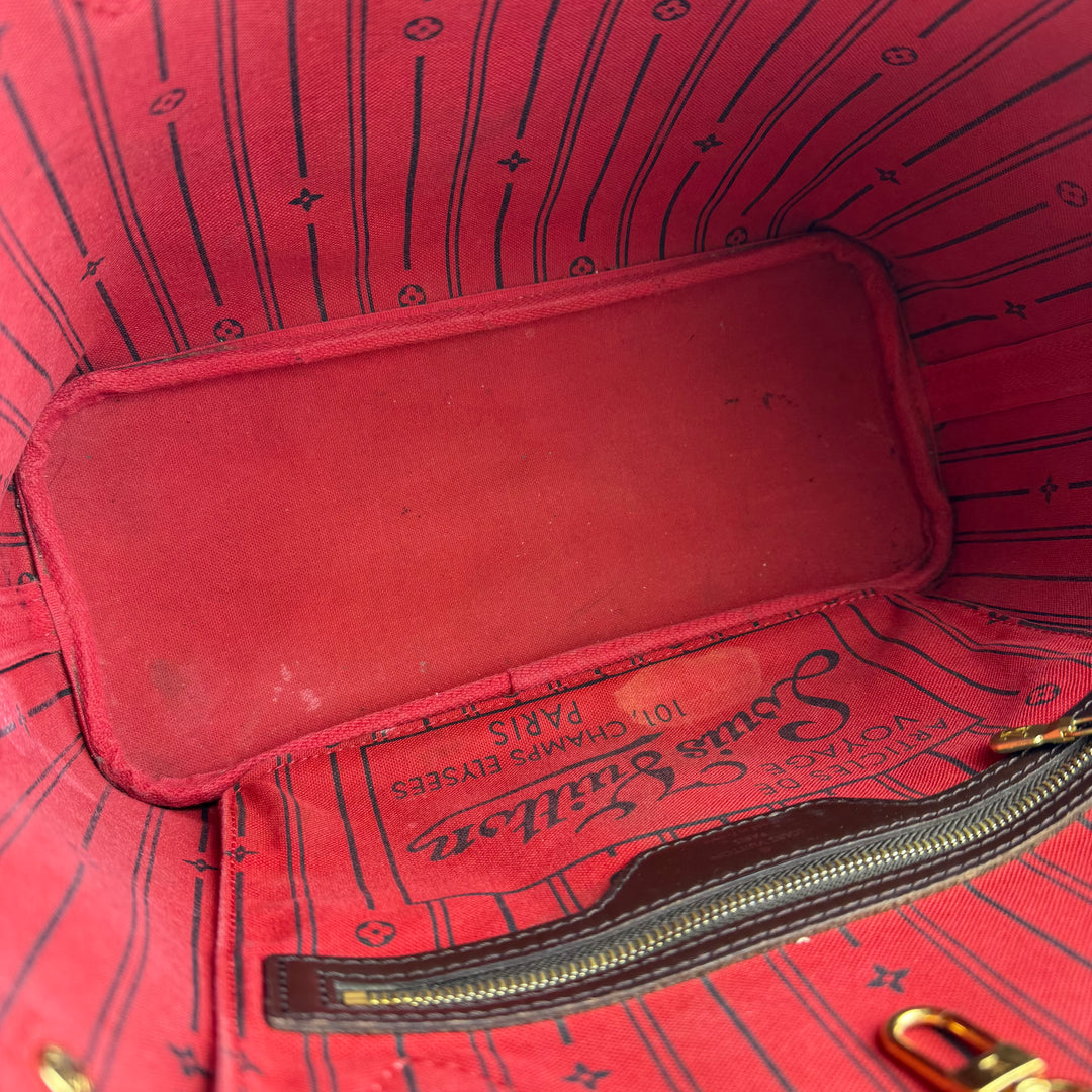 Louis Vuitton Brown Damier Neverfull PM Handbag