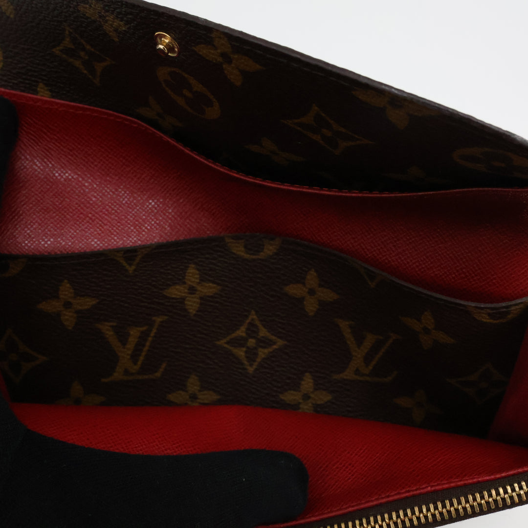 Louis Vuitton Emilie Brown Monogram Femme Wallet