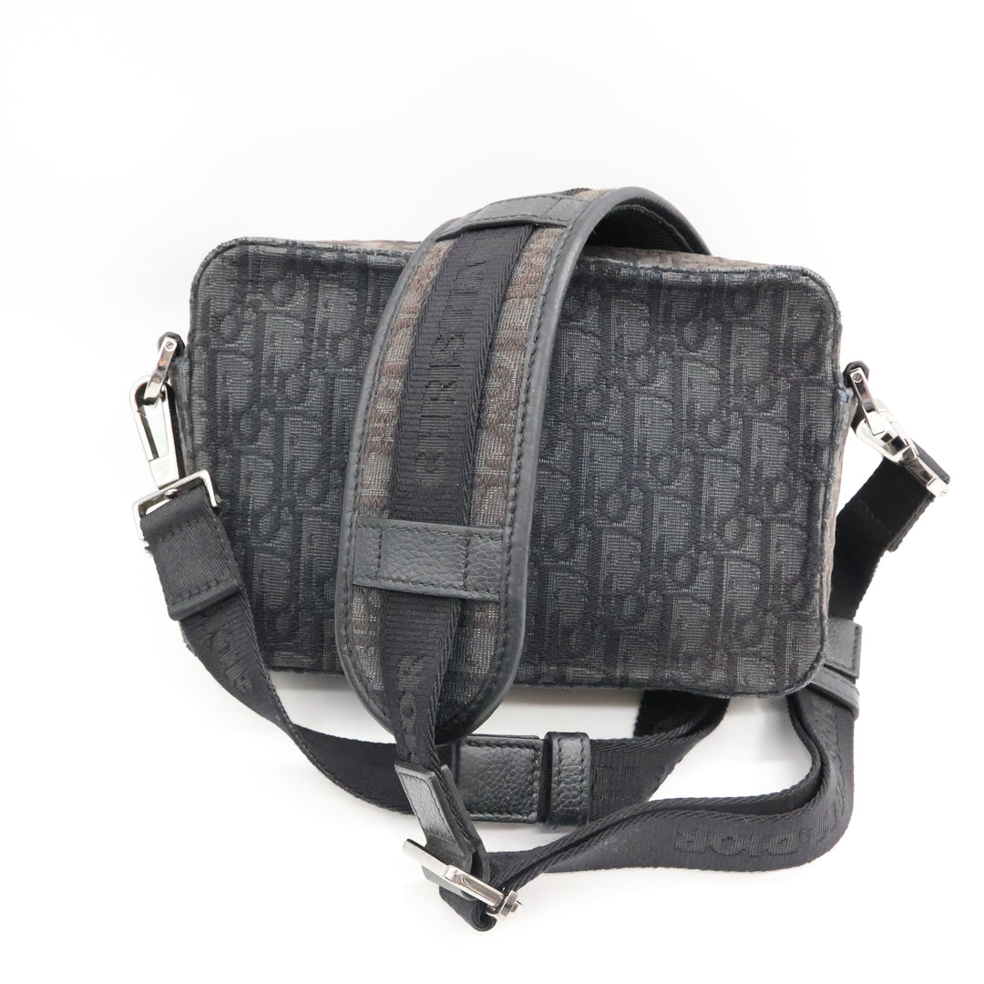 Dior Black Safari Messenger Crossbody Bag