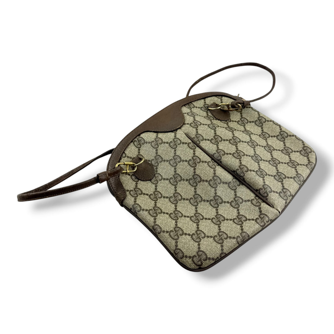 Gucci Vintage Beige Sherry Line Crossbody Handbag