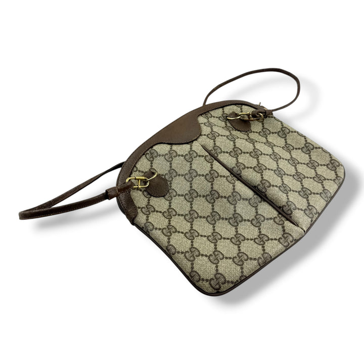 Gucci Vintage Beige Sherry Line Crossbody Handbag