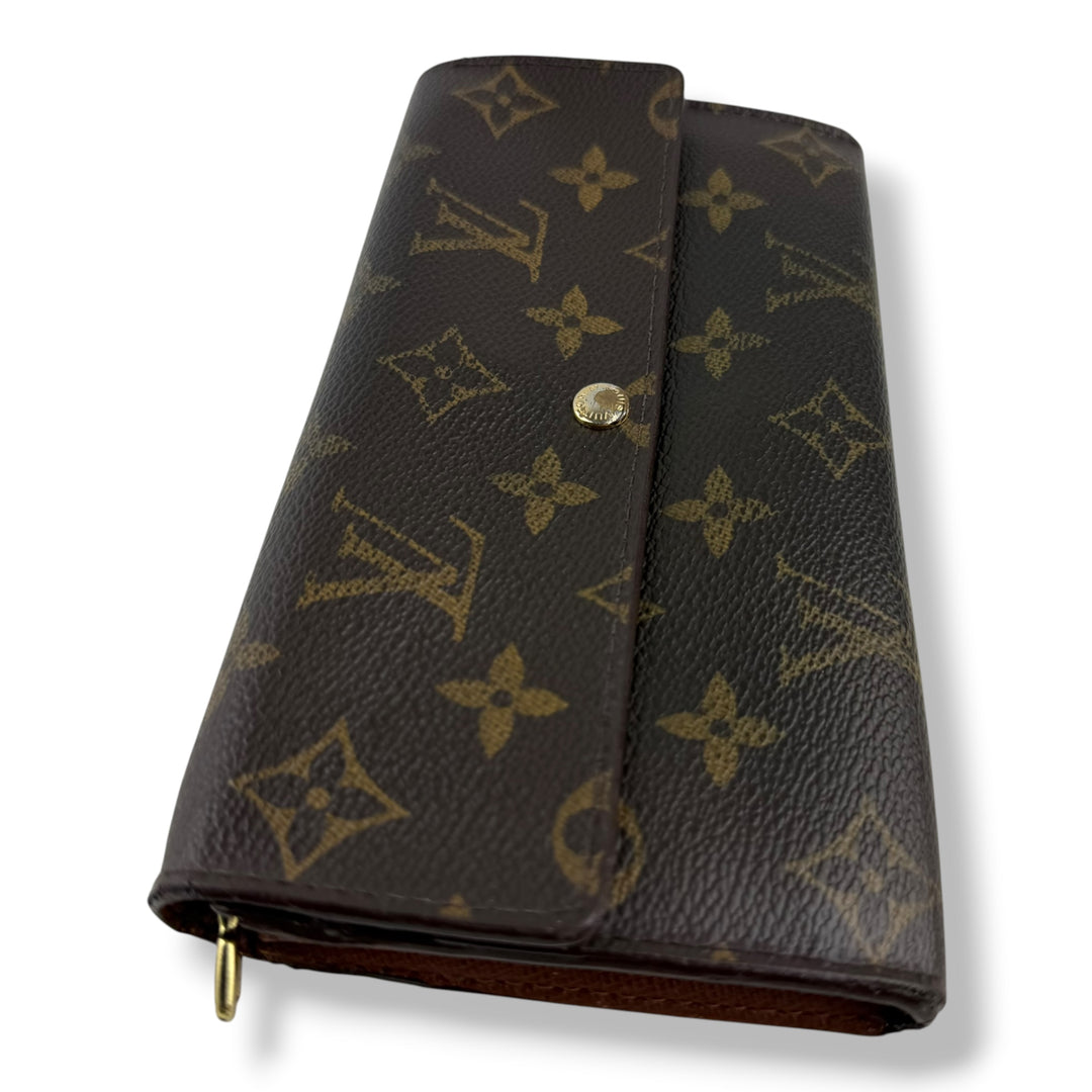 Louis Vuitton Vintage Sarah Brown Monogram Femme Wallet 7721
