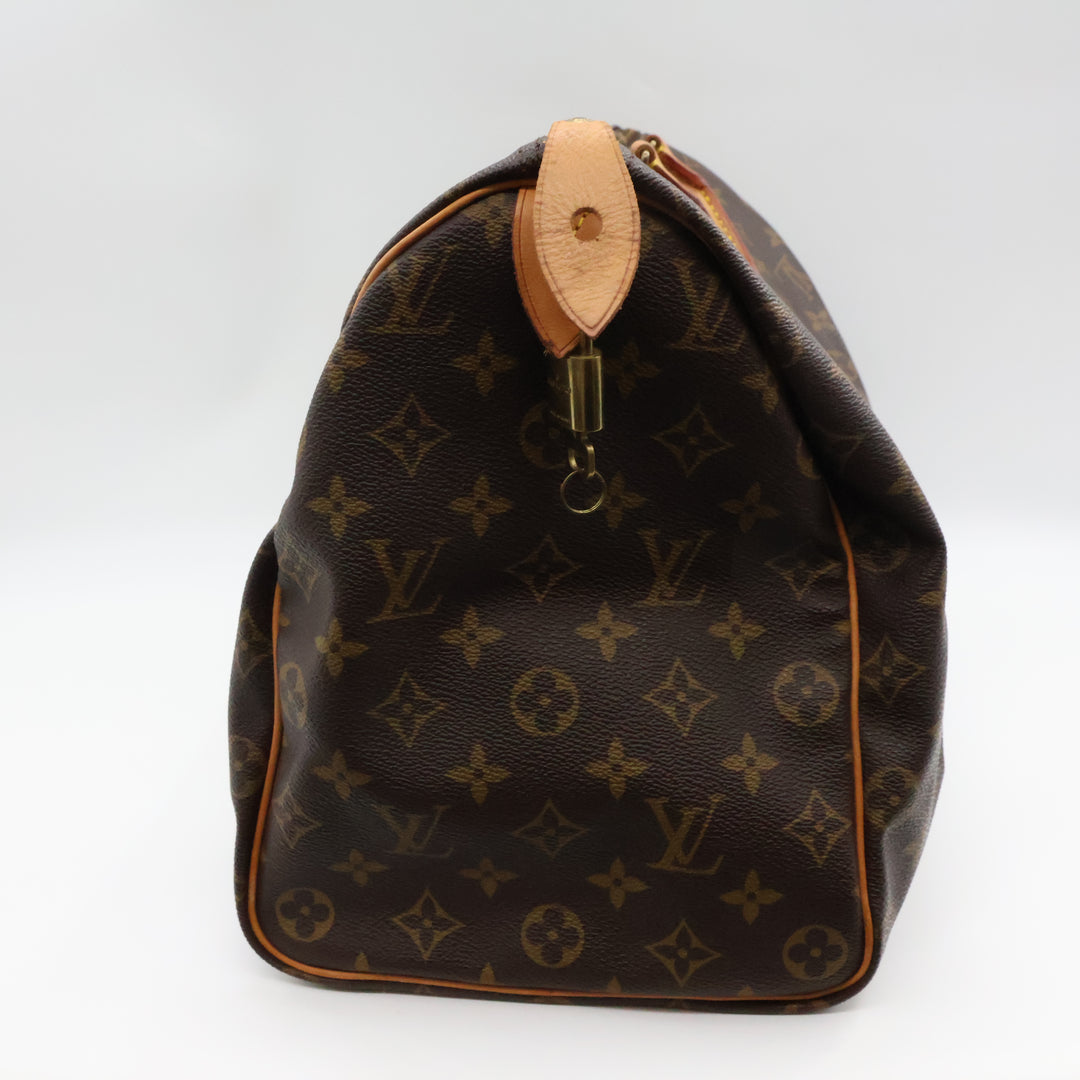 Louis Vuitton Brown Monogram Speedy 40 Handbag