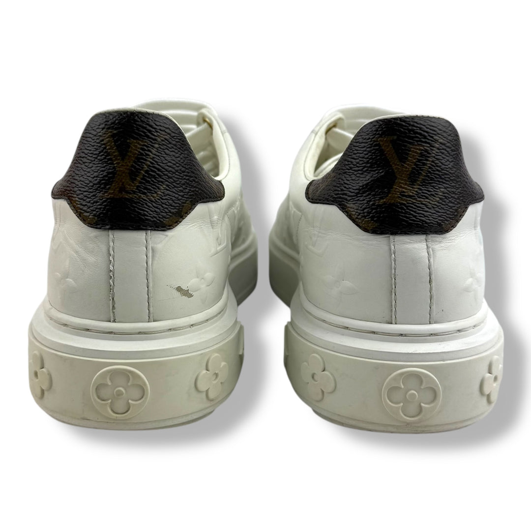 Louis Vuitton White Monogram Time Out LV UK 6 / EU 39