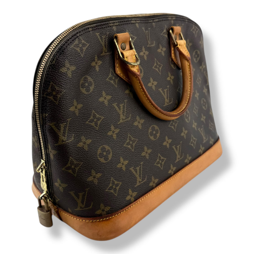 Louis Vuitton Brown Monogram Alma PM Handbag