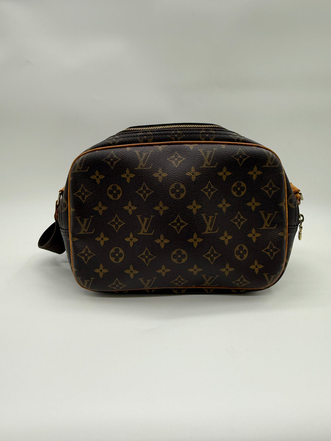 Louis Vuitton Brown Monogram Reporter PM Shoulder Bag