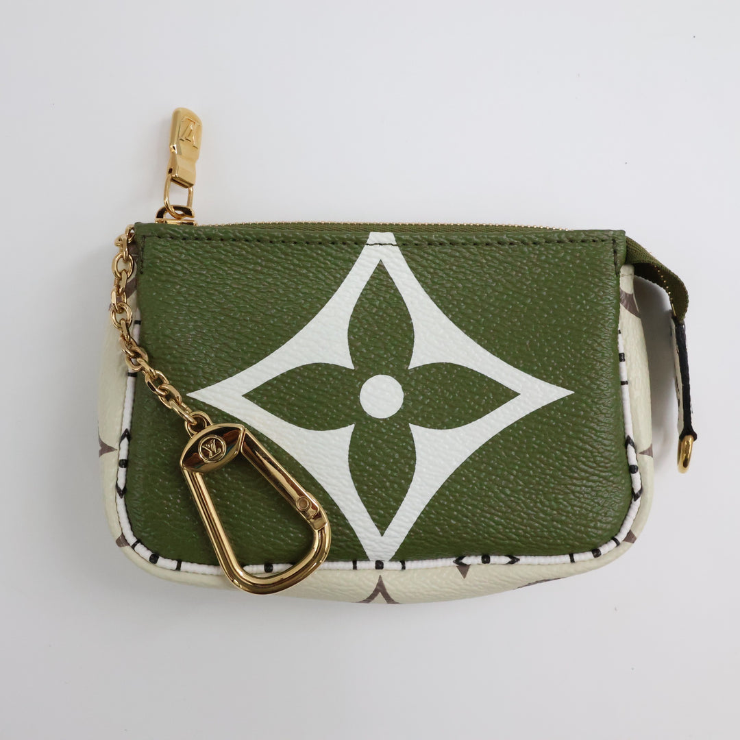 Louis Vuitton Limited Edition Giant Monogram Mini Pochette Accessoires Khaki