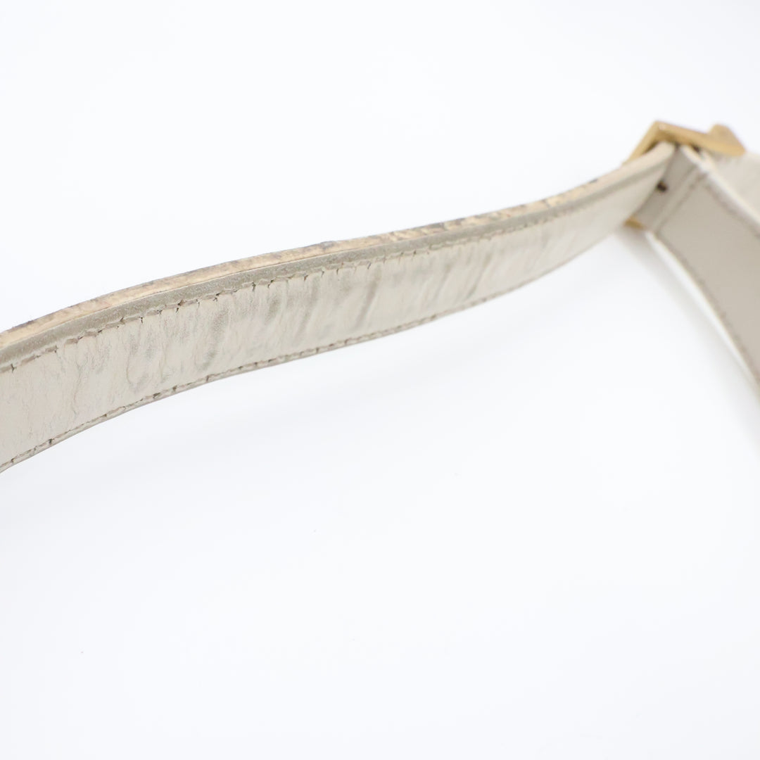 Saint Laurent YSL Cream Smooth Leather LE 5 À 7 Handbag
