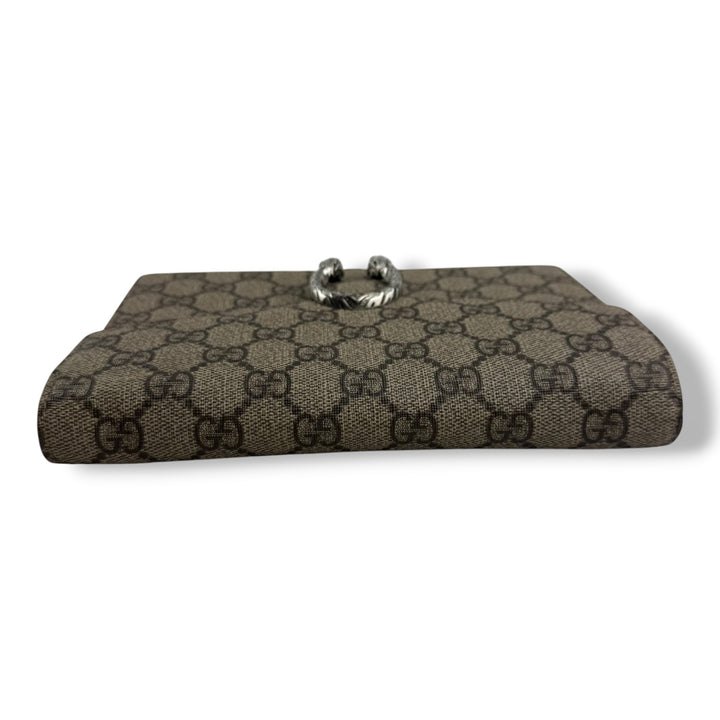 Gucci GG Dionysus Beige Wallet on chain Handbag
