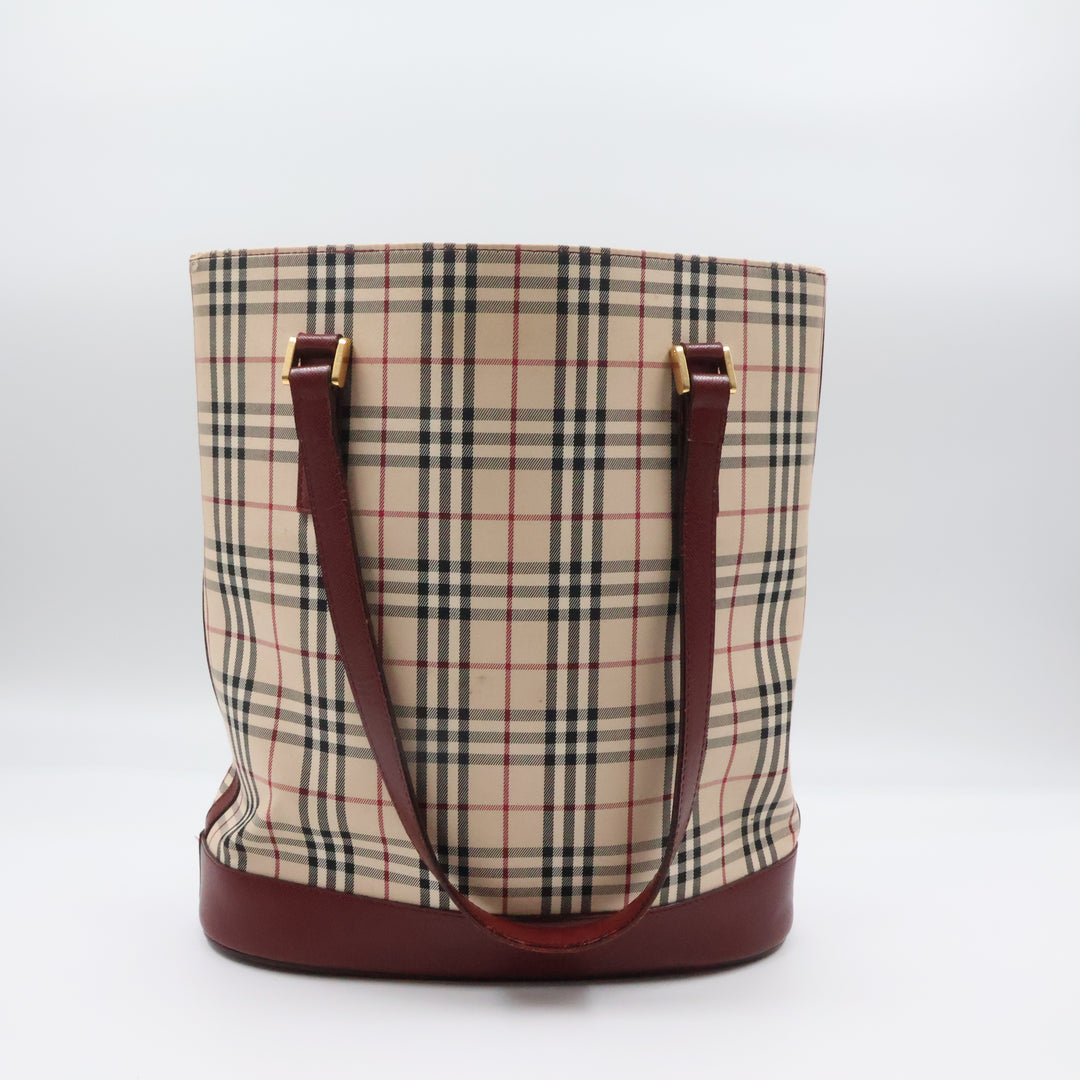 Burberry Vintage Check Tote Bag