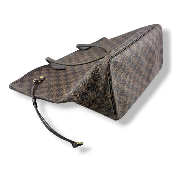 Louis Vuitton Brown Damier Neverfull MM Handbag