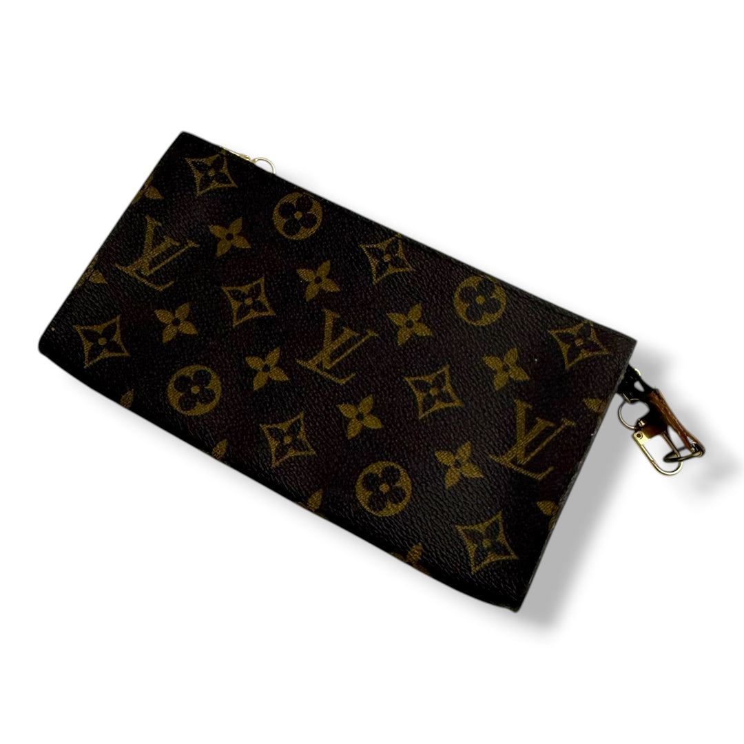 Louis Vuitton Brown Monogram Classic Signature Bucket Pouch