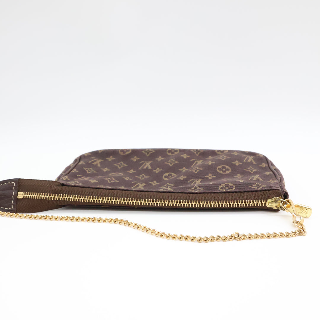 Louis Vuitton Medium Pochette Accessories Lin Monogram Clutch Bag