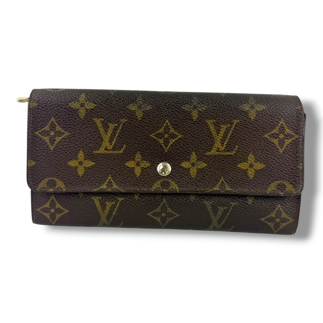 Louis Vuitton Sarah Brown Monogram Femme Wallet